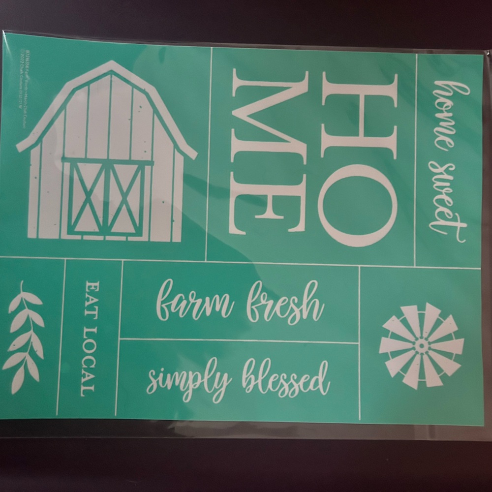 Green Home Sweet Home Wall Art
